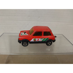 AUTOBIANCHI A112 RED 1:53/apx 1:64 MAJORETTE 270 NO BOX