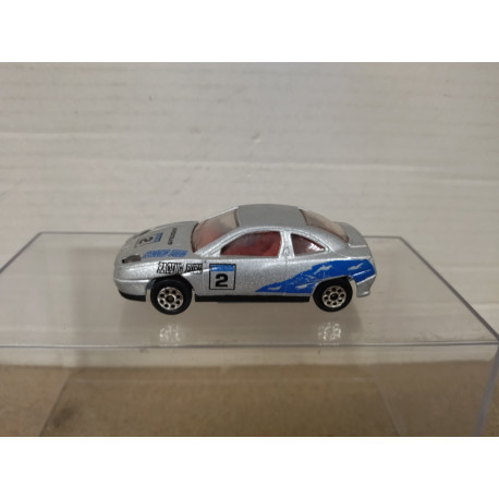FIAT COUPE SILVER 1:58/apx 1:64 MAJORETTE 201/202 NO BOX