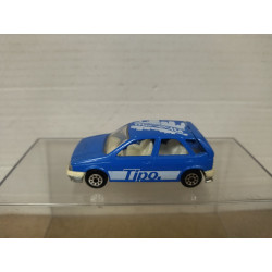 FIAT TIPO BLUE (2) 1:54/apx 1:64 MAJORETTE 286 NO BOX