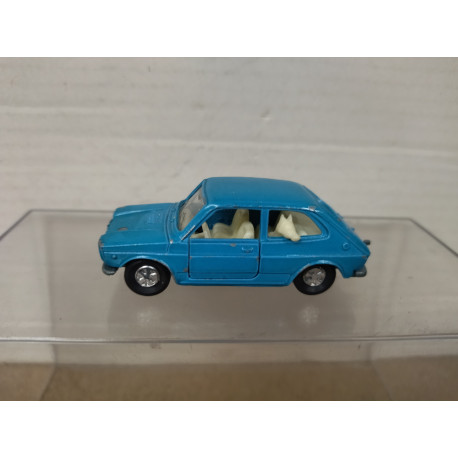 FIAT 127 BLUE LIGHT 1:55/apx 1:64 MAJORETTE 203 NO BOX