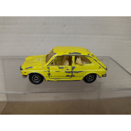 FIAT 127 YELLOW (2) 1:55/apx 1:64 MAJORETTE 203 NO BOX