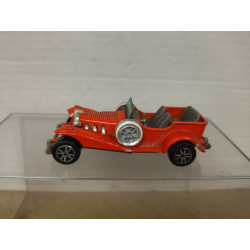 EXCALIBUR OPEN RED 1:56/apx 1:64 MAJORETTE 267 NO BOX