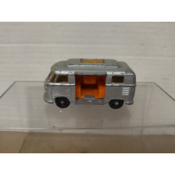 VOLKSWAGEN T1 CAMPER SILVER LESNEY 34 1:66/apx 1:64 MATCHBOX NO BOX