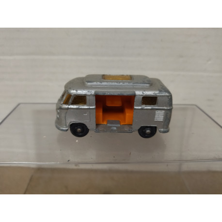 VOLKSWAGEN T1 CAMPER SILVER LESNEY 34 1:66/apx 1:64 MATCHBOX NO BOX