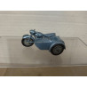 TRIUMPH T110 MOTORCYCLE & SIDECAR BLUE LESNEY 4 (1) 1:42/apx 1:64 MATCHBOX NO BOX