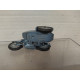 TRIUMPH T110 MOTORCYCLE & SIDECAR BLUE LESNEY 4 (1) 1:42/apx 1:64 MATCHBOX NO BOX