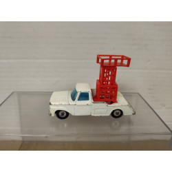 FORD F-350 PICKUP WHITE TOWER (2) apx 1:64 HUSKY VINTAGE NO BOX