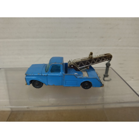 FORD F-350 PICKUP GRUA/CRANE BLUE apx 1:64 HUSKY VINTAGE NO BOX