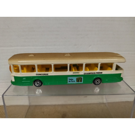 SAVIEM SC10 AUTOBUS PARIS (3) 1:87/H0 apx 1:64 MAJORETTE 310 NO BOX/SUCIO