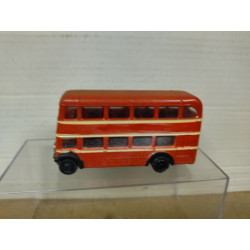 ROUTEMASTER AUTOBUS RED REPINTADO Z TRANSKIT 1:87 H0 EKO NO BOX/SUCIO