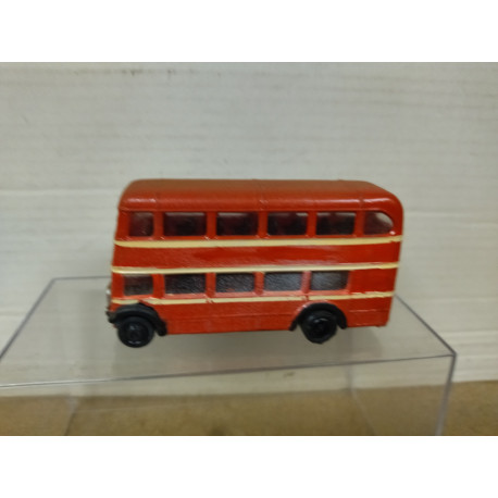 ROUTEMASTER AUTOBUS RED REPINTADO Z TRANSKIT 1:87 H0 EKO NO BOX/SUCIO