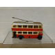 ROUTEMASTER TROLEBUS RED REPINTADO TRANSKIT 1:87 H0 EKO NO BOX/SUCIO