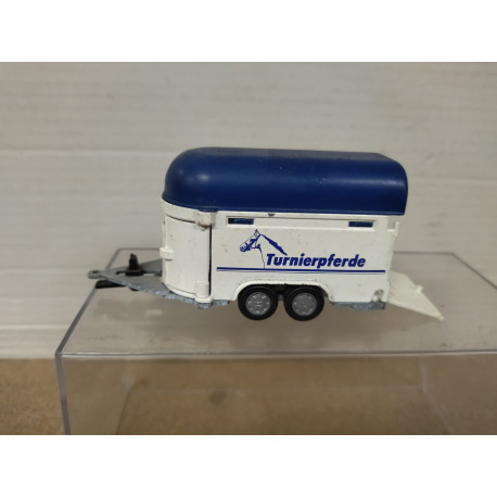 REMOLQUE/TRAILER HIPICA/HORSE 1:55/apx 1:64 SIKU 1917 NO BOX