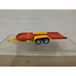 REMOLQUE/TRAILER PLATAFORMA RED/YELLOW 1:55/apx 1:64 SIKU 1917 NO BOX