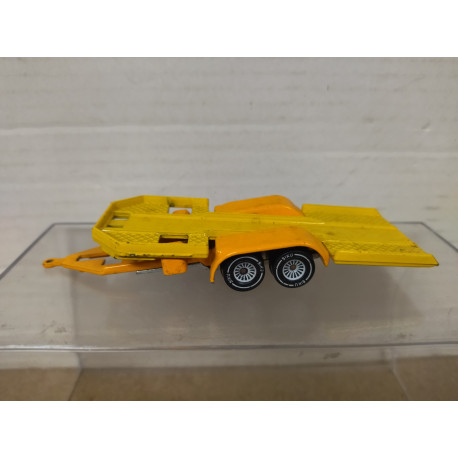 REMOLQUE/TRAILER PLATAFORMA ORANGE/YELLOW 1:55/apx 1:64 SIKU NO BOX