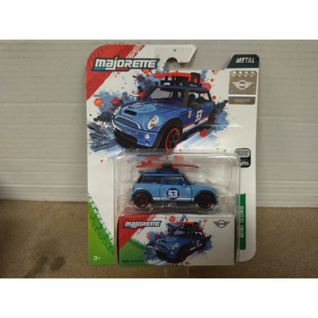 MINI COOPER S BLUE n53 DELUXE 1:64 MAJORETTE