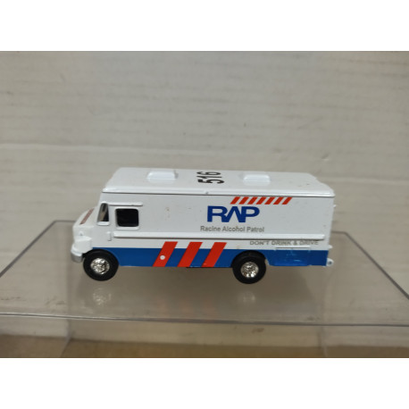 FREIGHTLINER MT-55 RAP RACINE ALCOHOL PATROL 1:100/apx 1:64 TINS TOYS