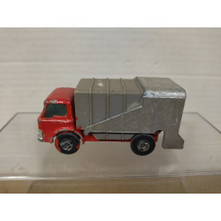 FORD D-SERIES REFUSE TRUCK RED LESNEY 7 (2) 1:85/apx 1:64 MATCHBOX NO BOX