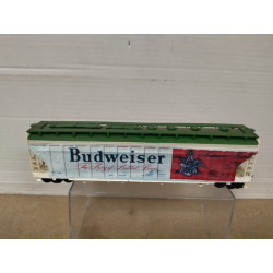 VAGON MERCANCIAS BUDWEISER/REPINTADO 1:87 H0 DESGUACE/NO BOX