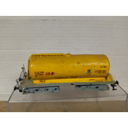 VAGON CISTERNA AMARILLO 1:87 H0 DESGUACE/NO BOX
