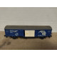 VAGON AZUL/BLANCO INFRAESTRUCTURAS RENFE BLANCO 1:87 H0 DESGUACE/NO BOX/SUCIO
