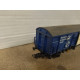 VAGON AZUL/BLANCO INFRAESTRUCTURAS RENFE BLANCO 1:87 H0 DESGUACE/NO BOX/SUCIO