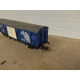 VAGON AZUL/BLANCO INFRAESTRUCTURAS RENFE BLANCO 1:87 H0 DESGUACE/NO BOX/SUCIO