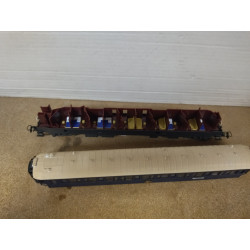 VAGON ORIENT EXPRESS AZUL (3) 1:87 H0 DESGUACE/NO BOX/SUCIO