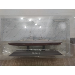 ACORAZADO SMS KÖNIG 1911-1919 WARSHIP 1:1250 ATLAS De AGOSTINI n18
