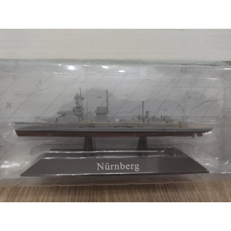 CRUCERO LIGERO NURBERG/ADM.MAKAROV 1935-54 WW 2 WARSHIP 1:1250 ATLAS DeAGOSTINI n22