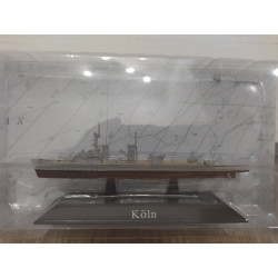 CRUCERO LIGERO KOLN 1930-45 WW 2 WARSHIP 1:1250 ATLAS De AGOSTINI n40