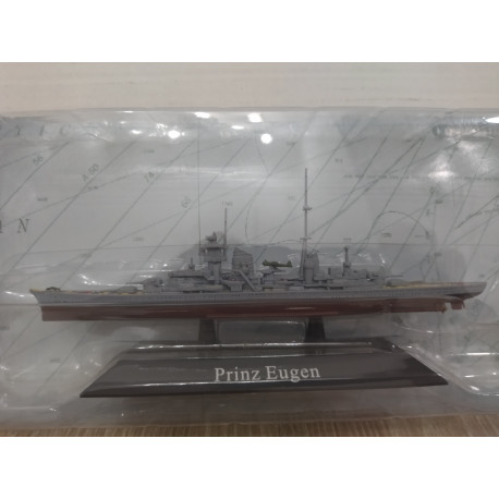 CRUCERO PESADO PRINZ EUGEN 1940-45 WW 2 WARSHIP 1:1250 ATLAS De AGOSTINI n10