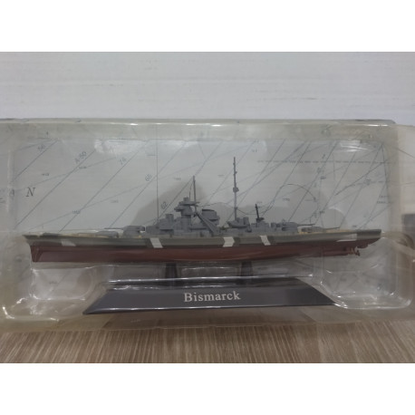 ACORAZADO BISMARCK 1938-41 WW 2 WARSHIP 1:1250 ATLAS DeAGOSTINI