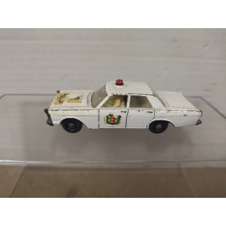 FORD GALAXIE POLICE LESNEY 55/59 (4) 1:73/apx 1:64 MATCHBOX NO BOX