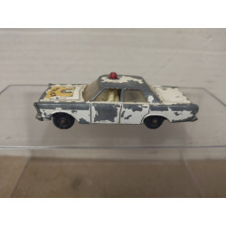 FORD GALAXIE POLICE LESNEY 55/59 (5) 1:73/apx 1:64 MATCHBOX NO BOX