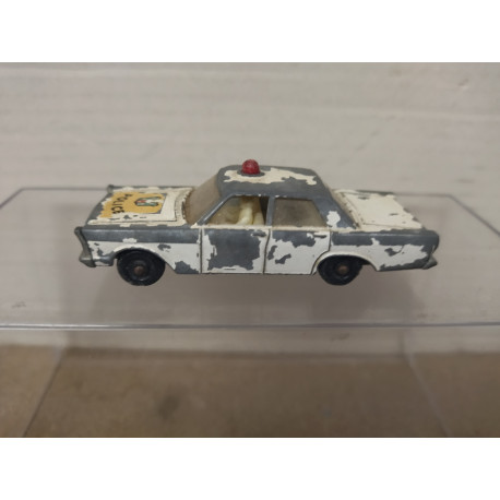 FORD GALAXIE POLICE LESNEY 55/59 (5) 1:73/apx 1:64 MATCHBOX NO BOX