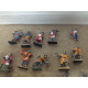 LOTE 27 FIGURAS SOLDADOS Y CABALLEROS MEDIEVALES 25mm/apx 1:72 DeLPRADO