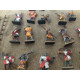 LOTE 27 FIGURAS SOLDADOS Y CABALLEROS MEDIEVALES 25mm/apx 1:72 DeLPRADO