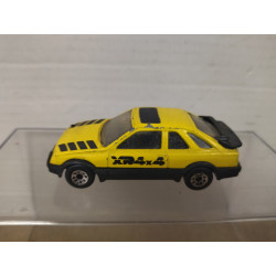 FORD SIERRA XR4i YELLOW MB55 (2) 1:58/apx 1:64 MATCHBOX NO BOX