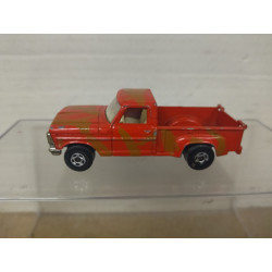 FORD PICKUP RED LESNEY 6 (4) 1:67/apx 1:64 MATCHBOX NO BOX