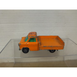 FORD TRANSIT PICKUP ORANGE MB66 (5) /apx 1:64 MATCHBOX NO BOX