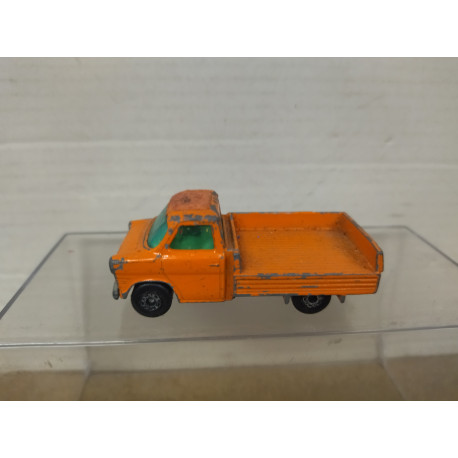 FORD TRANSIT PICKUP ORANGE MB66 (5) /apx 1:64 MATCHBOX NO BOX