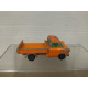 FORD TRANSIT PICKUP ORANGE MB66 (5) /apx 1:64 MATCHBOX NO BOX