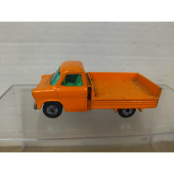 FORD TRANSIT PICKUP ORANGE MB66 (6) /apx 1:64 MATCHBOX NO BOX
