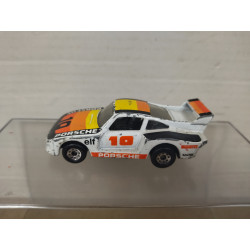 PORSCHE 935 RACING WHITE/ORANGE n10 MB55 1:57/apx 1:64 MATCHBOX NO RACING