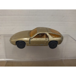 PORSCHE 928 GOLD SUPERFAST 59 (4) 1:59/apx 1:64 MATCHBOX NO BOX