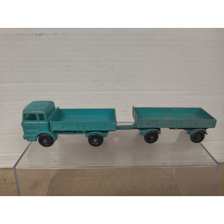 MERCEDES-BENZ TRUCK + TRAILER LESNEY 1 (3) 1:92/apx 1:64 MATCHBOX NO BOX