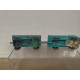 MERCEDES-BENZ TRUCK + TRAILER LESNEY 1 (3) 1:92/apx 1:64 MATCHBOX NO BOX