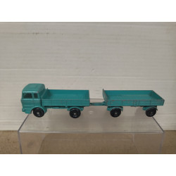 MERCEDES-BENZ TRUCK + TRAILER LESNEY 1 (4) 1:92/apx 1:64 MATCHBOX NO BOX