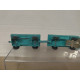MERCEDES-BENZ TRUCK + TRAILER LESNEY 1 (4) 1:92/apx 1:64 MATCHBOX NO BOX
